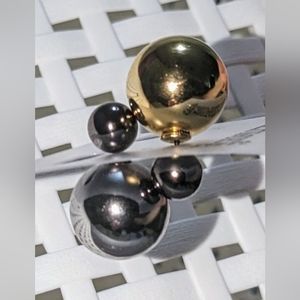 NWOT Double-Sided 360 Statement Bauble Stud Earrings *3 Sets*
